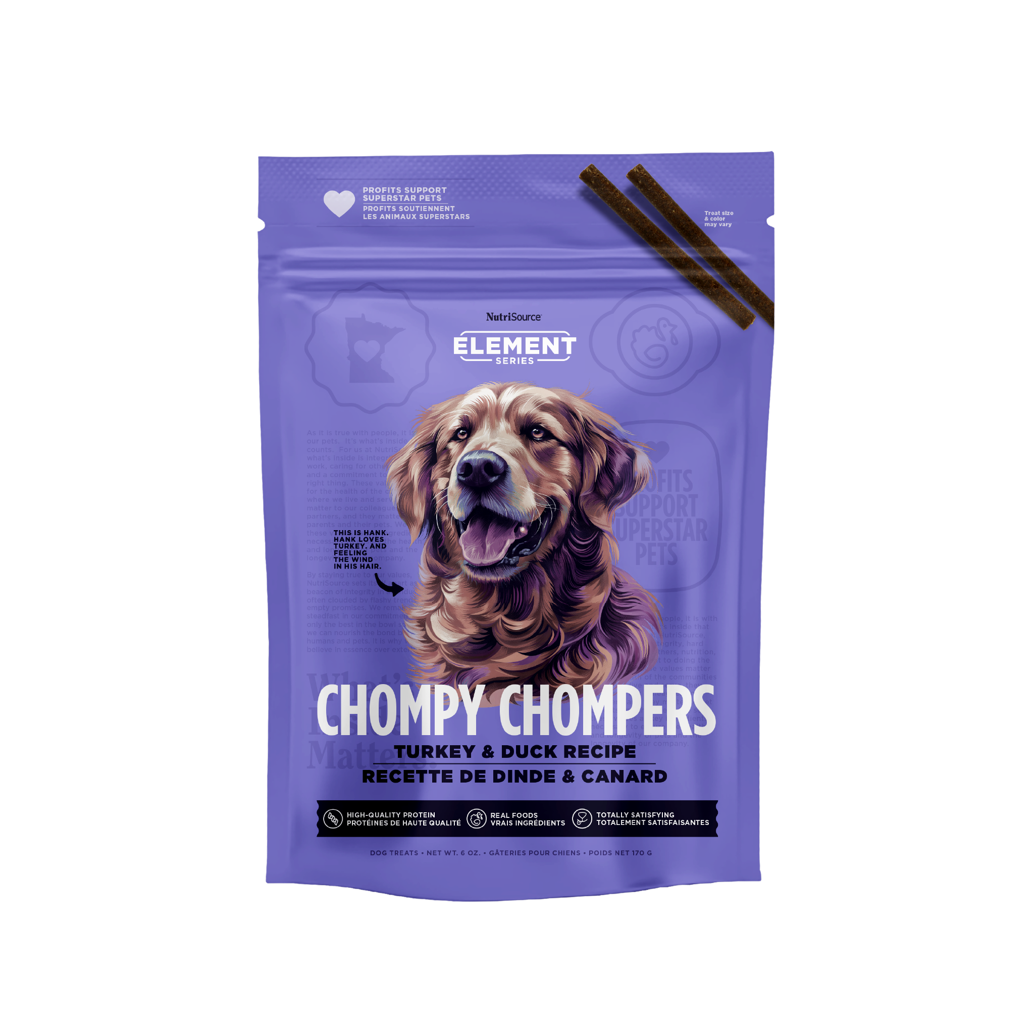 BUY Turkey & Duck Chompy Chompers Dog Treats | NutriSource