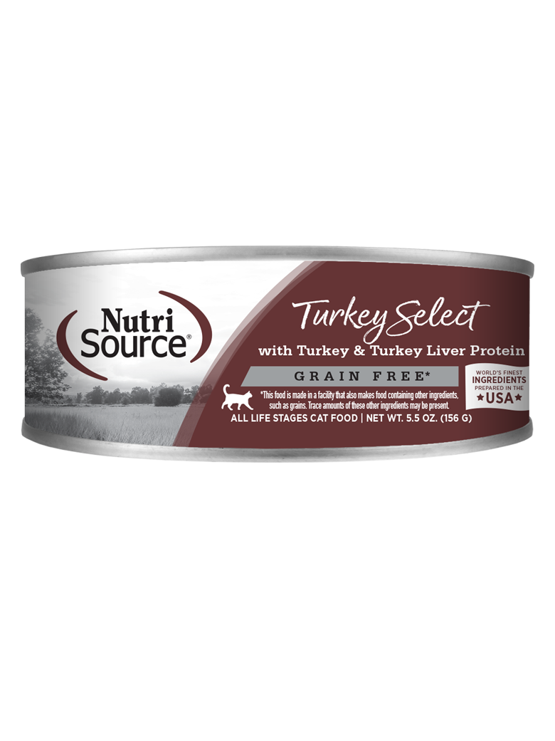 Grain Free Turkey & Turkey Liver Select Cat Formula