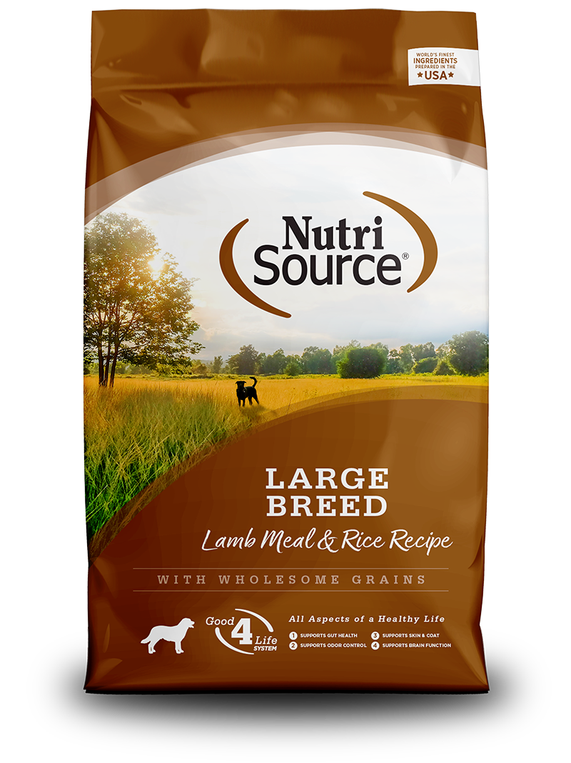 Large Breed Lamb Meal & Rice - bag front