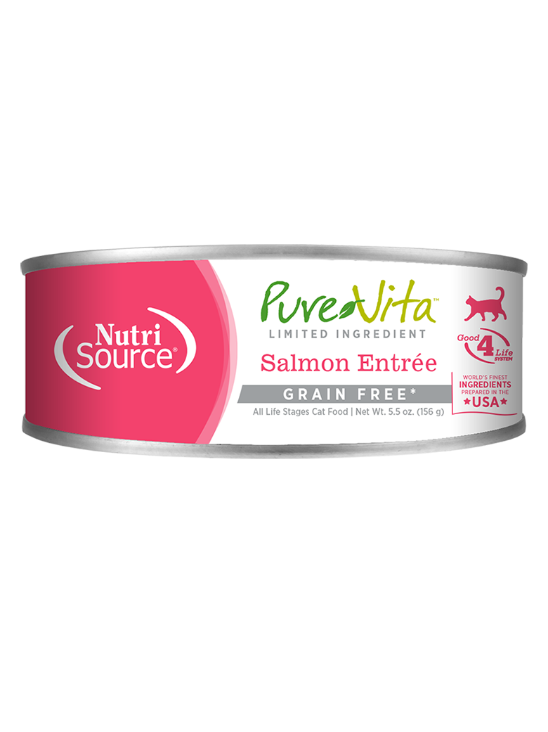 PureVita Salmon Entree Grain Free Cat Can