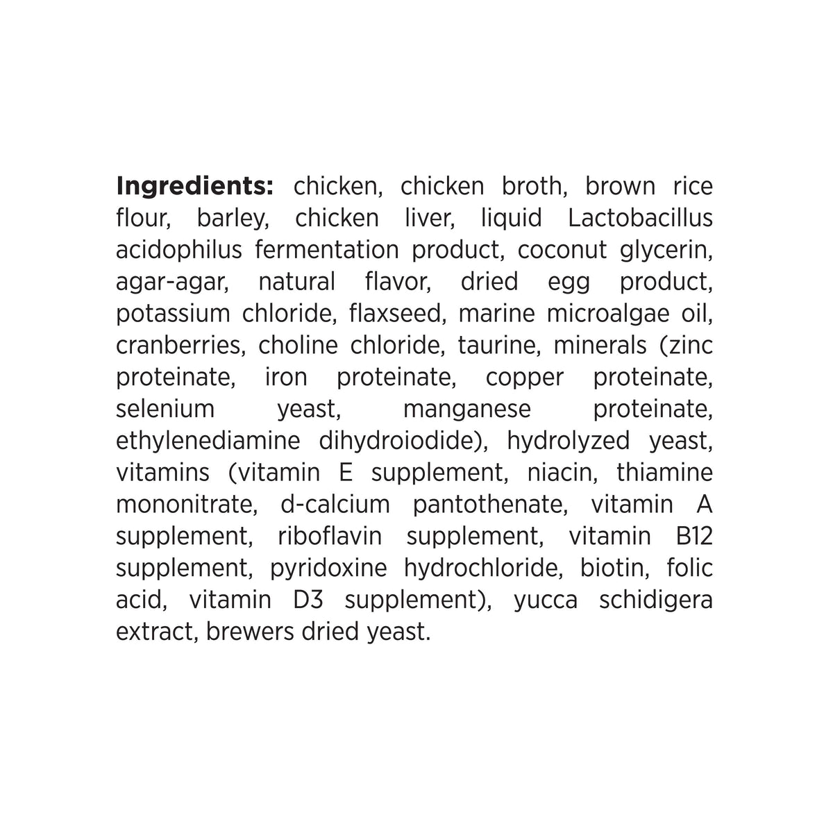 Ingredient Statement