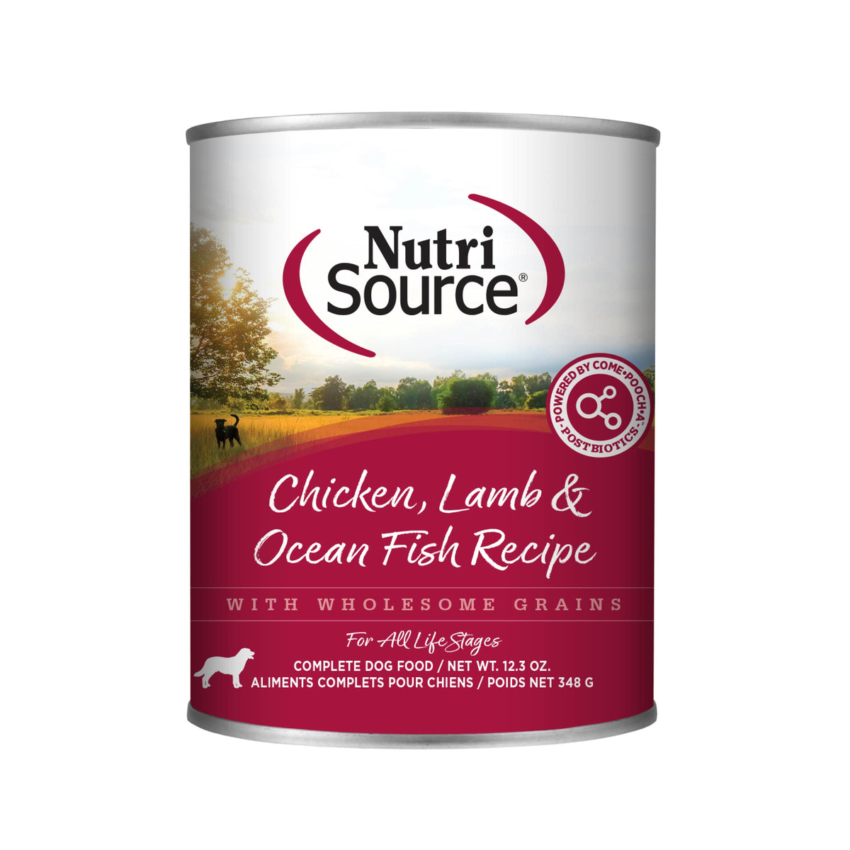 Chicken, Lamb & Ocean Fish - front of can