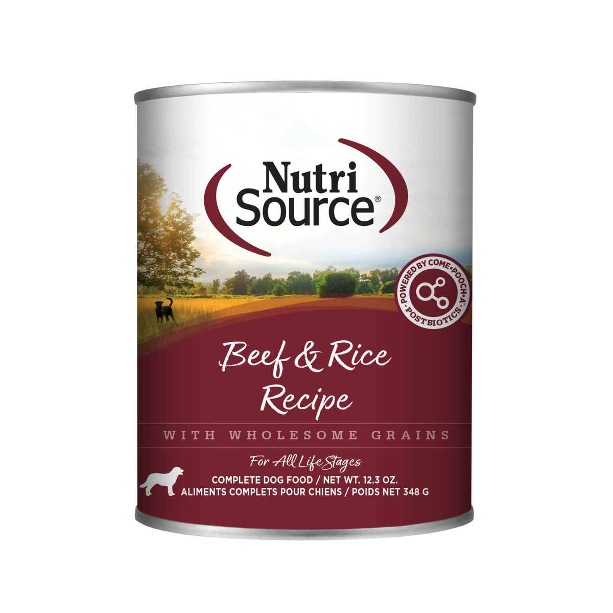 Beef & Rice Front of Can