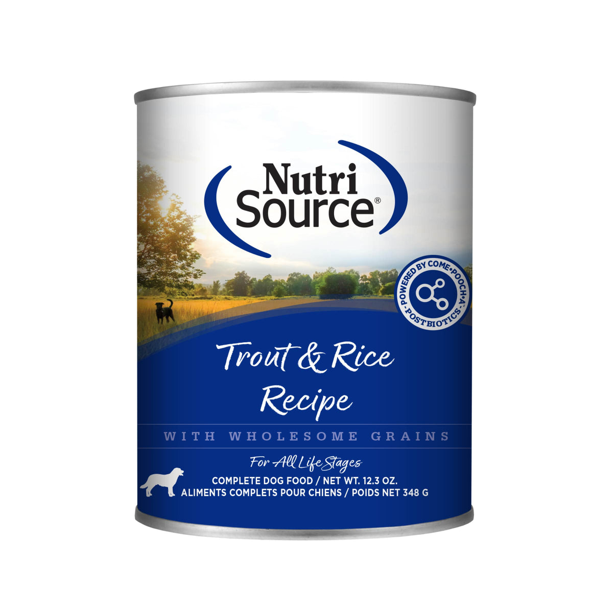 NutriSource Trout & Rice Can Image