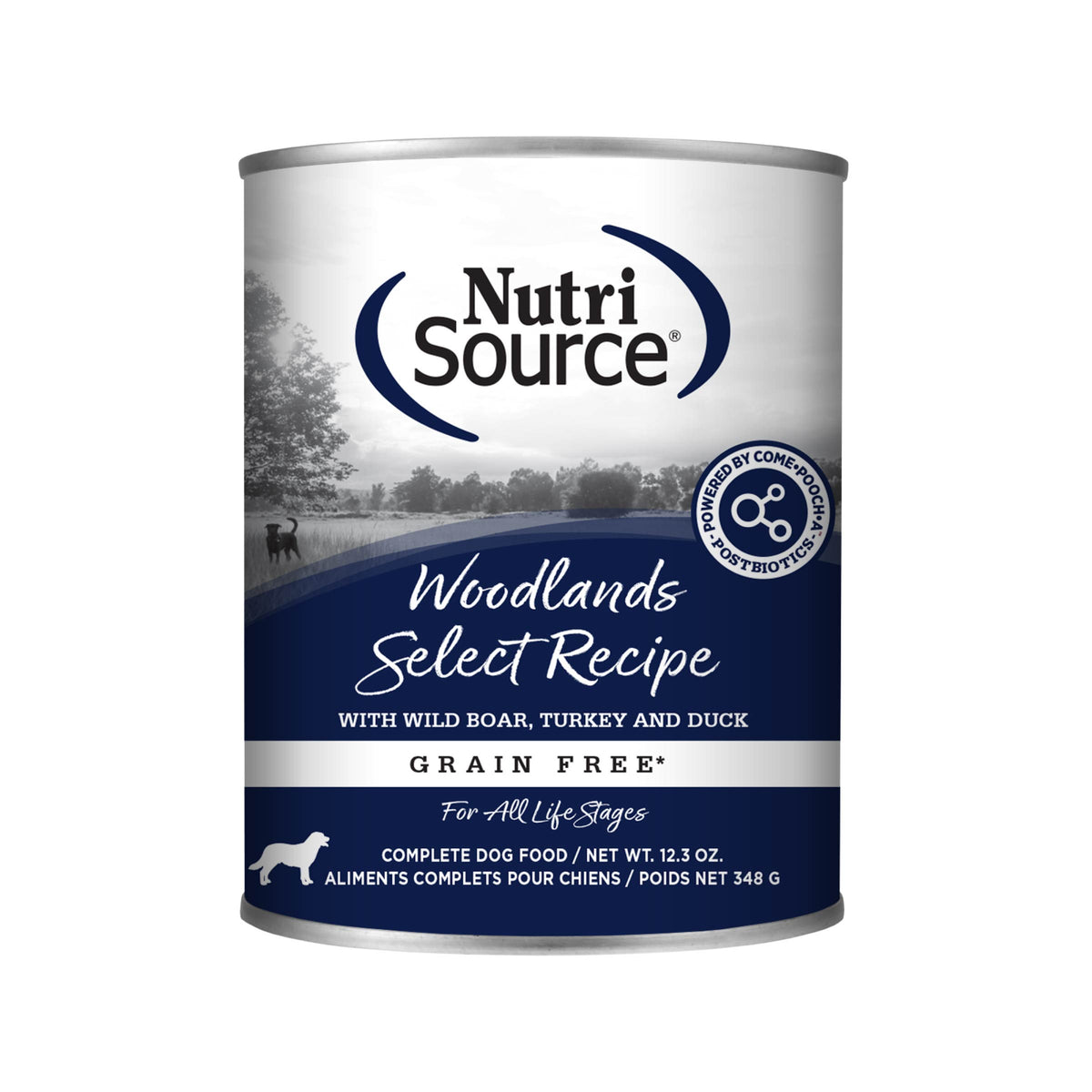 Woodlands Select Front of Can
