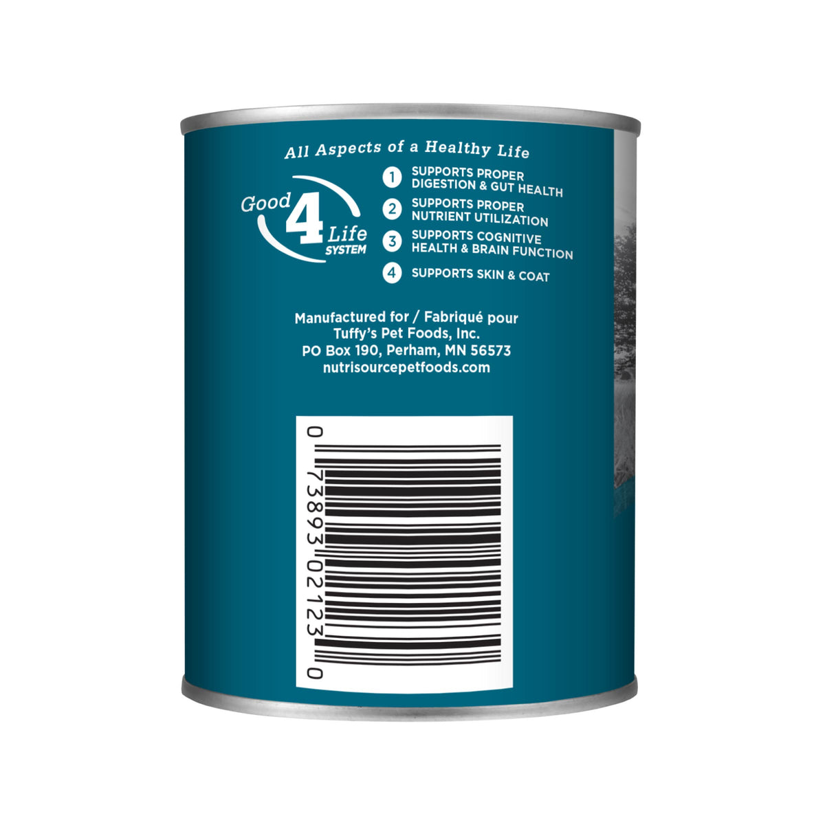 Chicken Recipe GRAIN FREE back of can