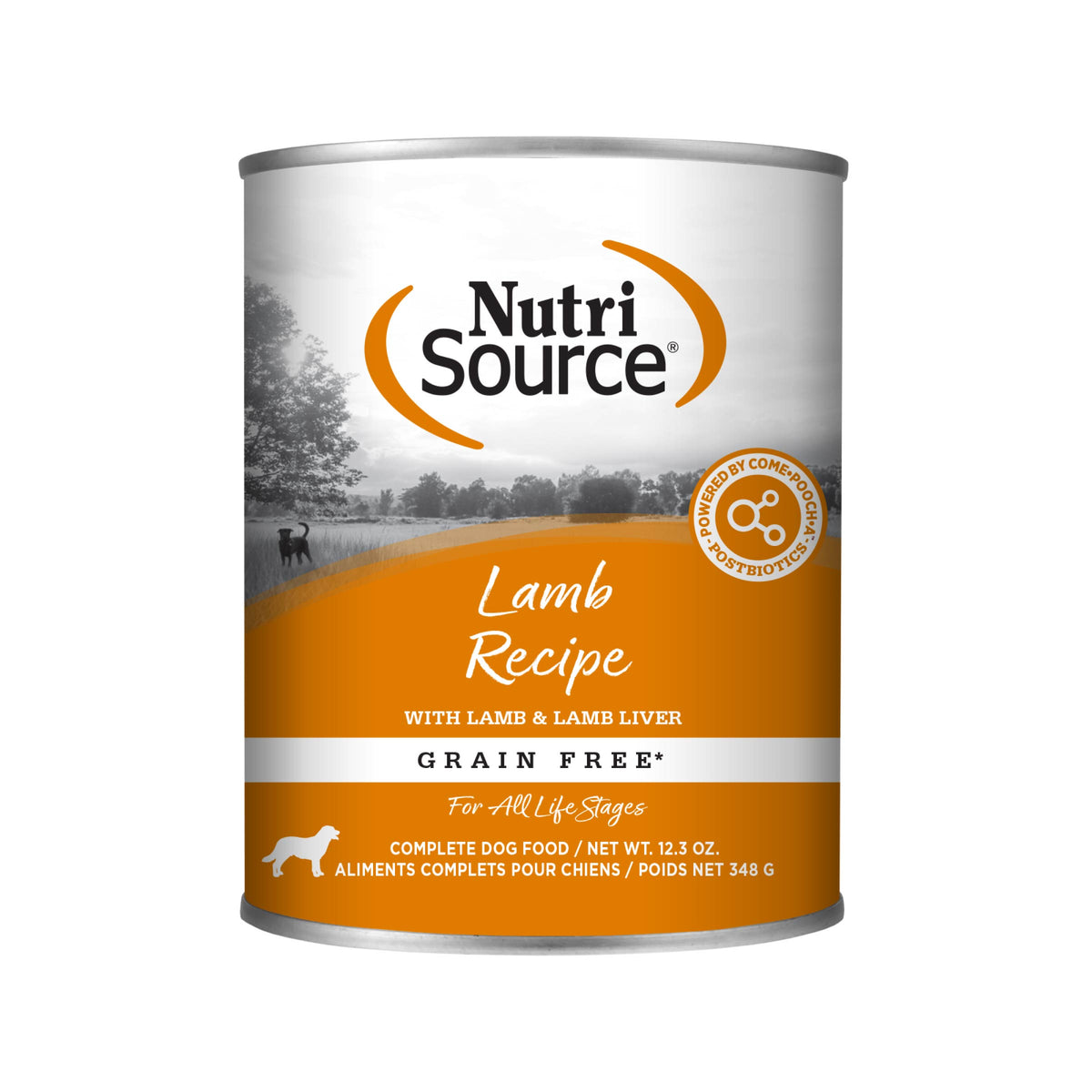 Lamb Recipe WITH LAMB & LAMB LIVER Front of can
 