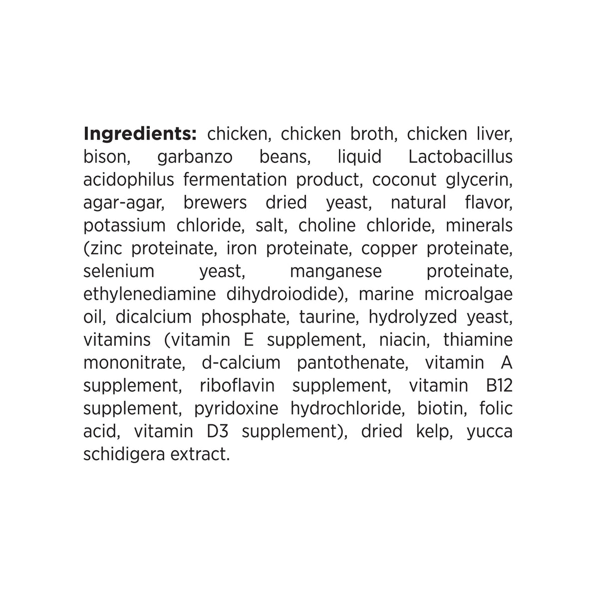 Ingredient Statement