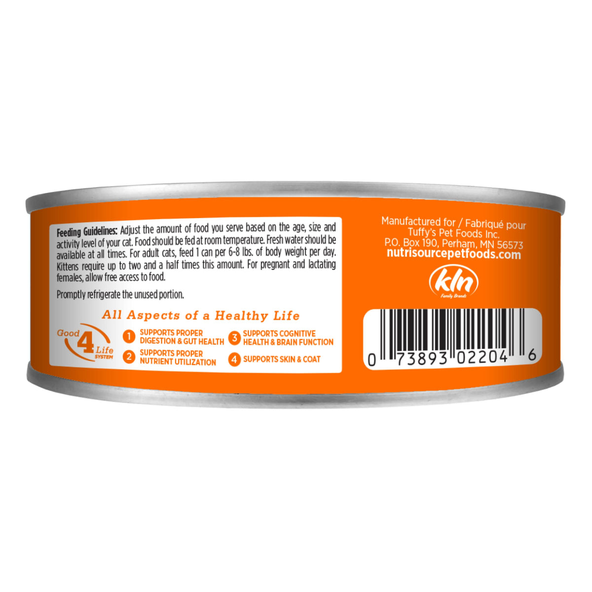Pork Select Recipe with Pork & Pork Liver 
GRAIN FREE back of can