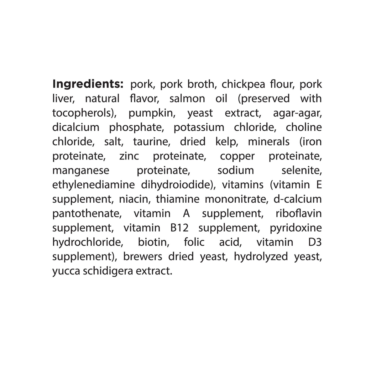 Ingredient Statement
