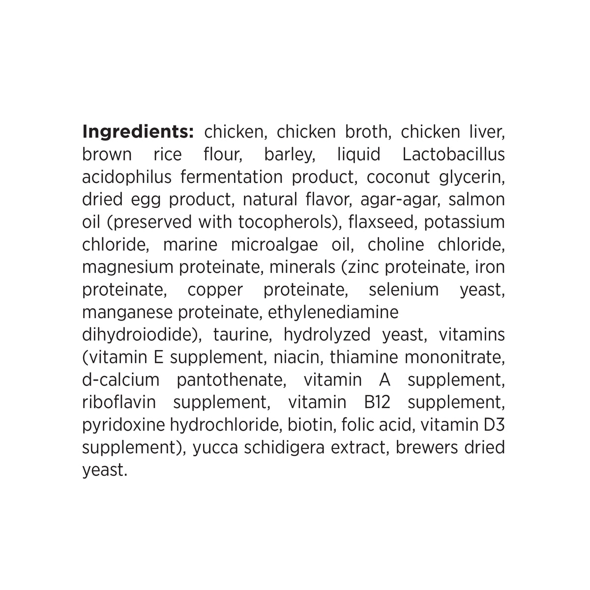 Ingredient Statement