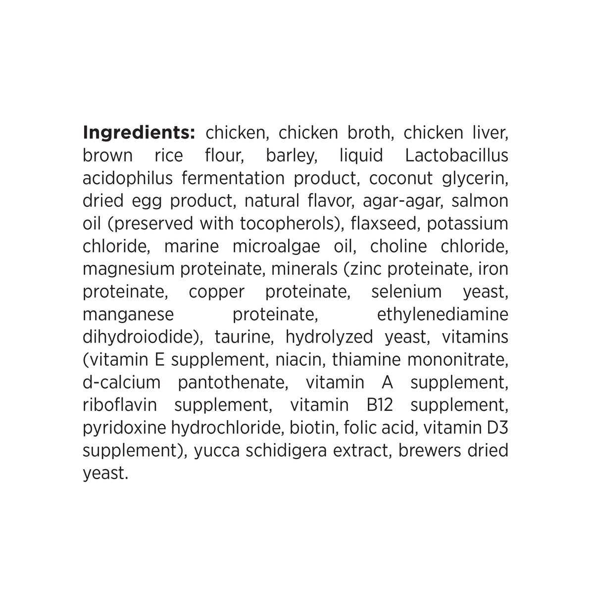 Ingredient Statement