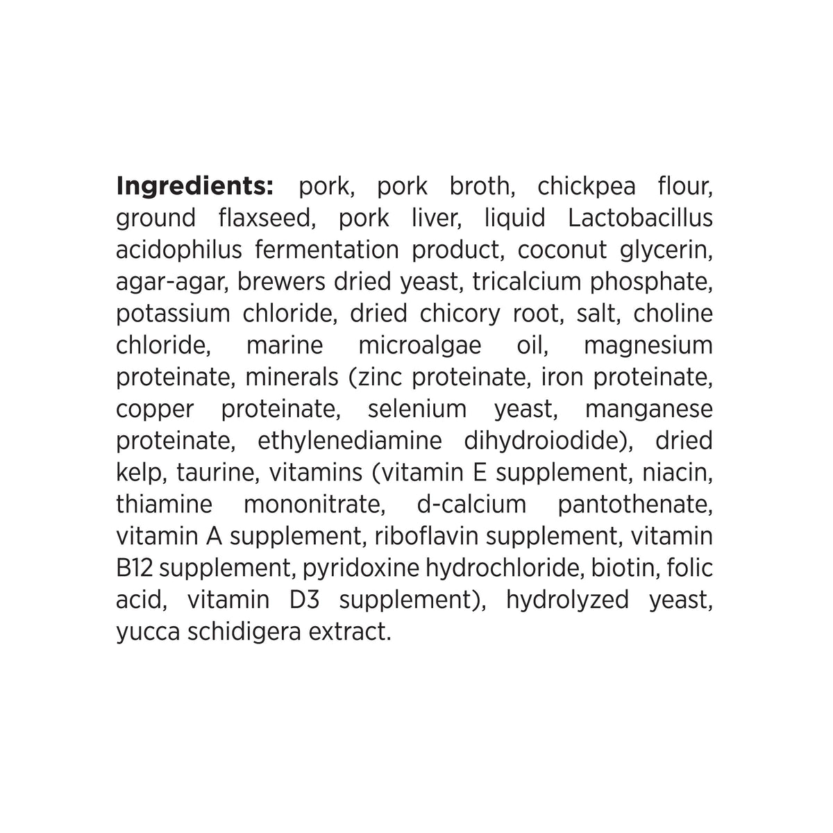 Ingredient Statement