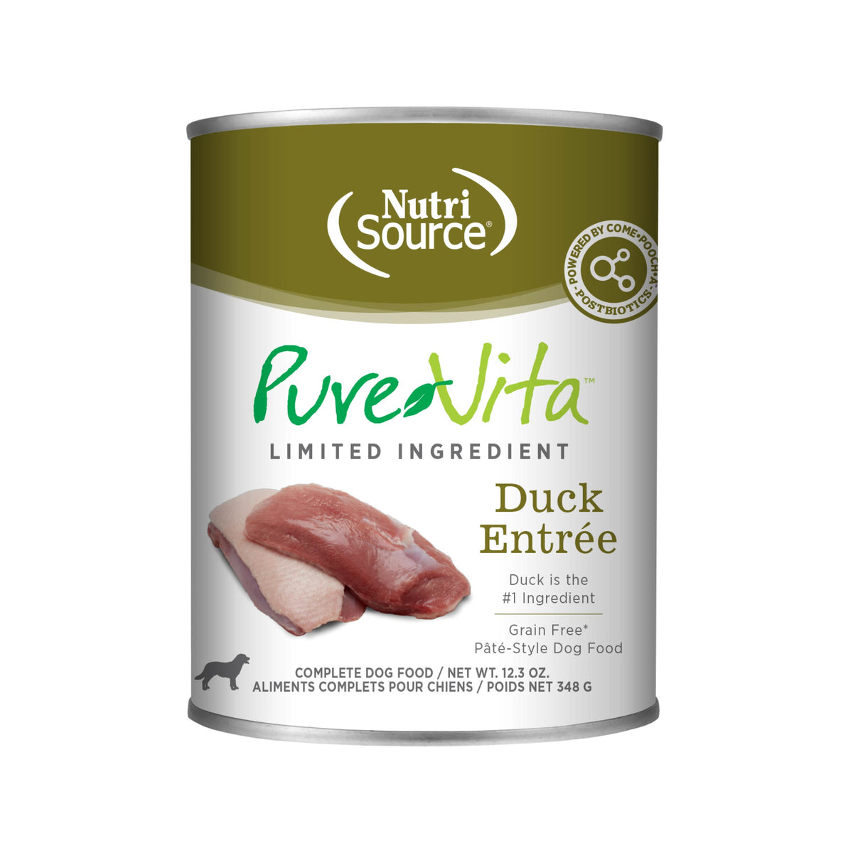 Duck Entree Front of Can