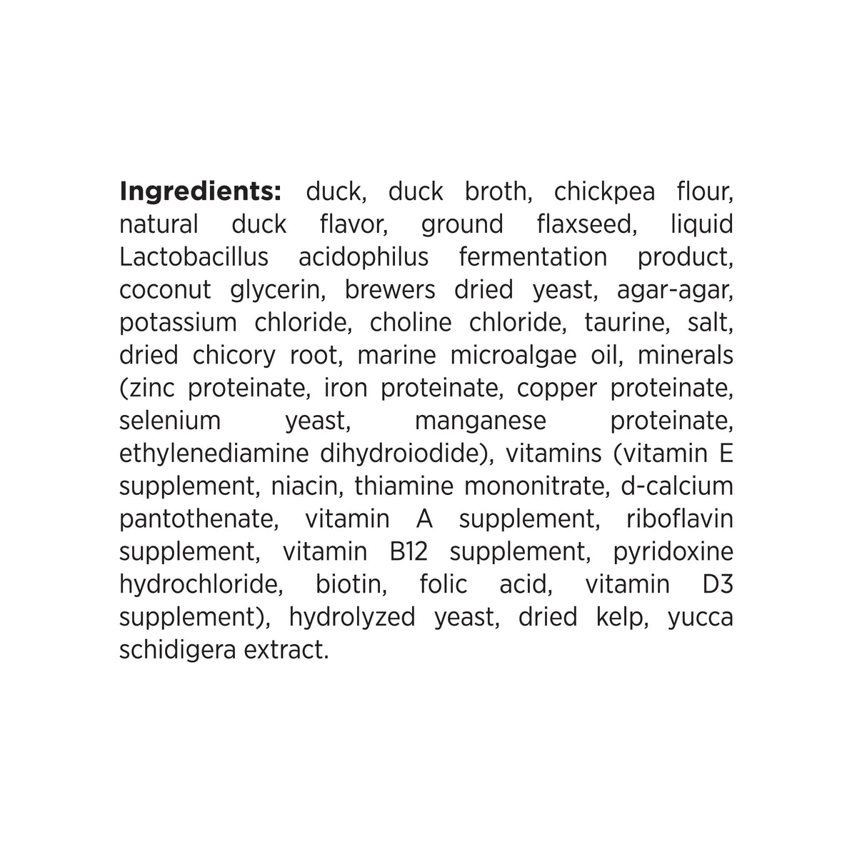 Ingredient Statement