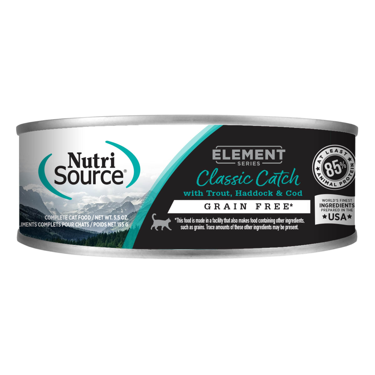 Classic Catch with Trout, Haddock & Cod
GRAIN FREE front of can