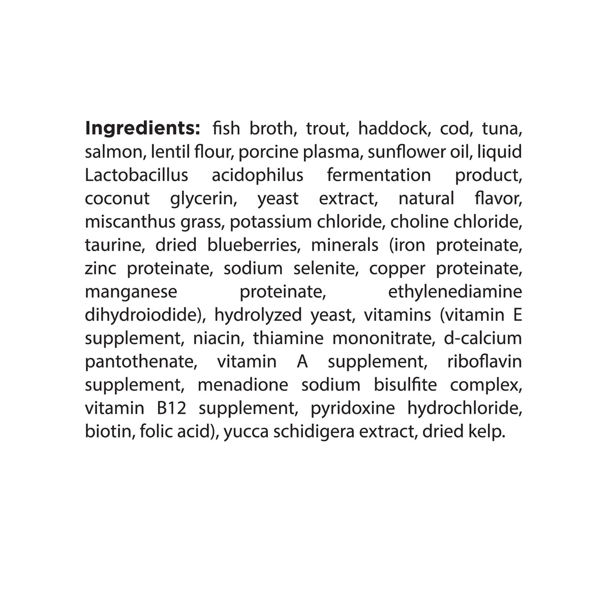 Ingredient Statement