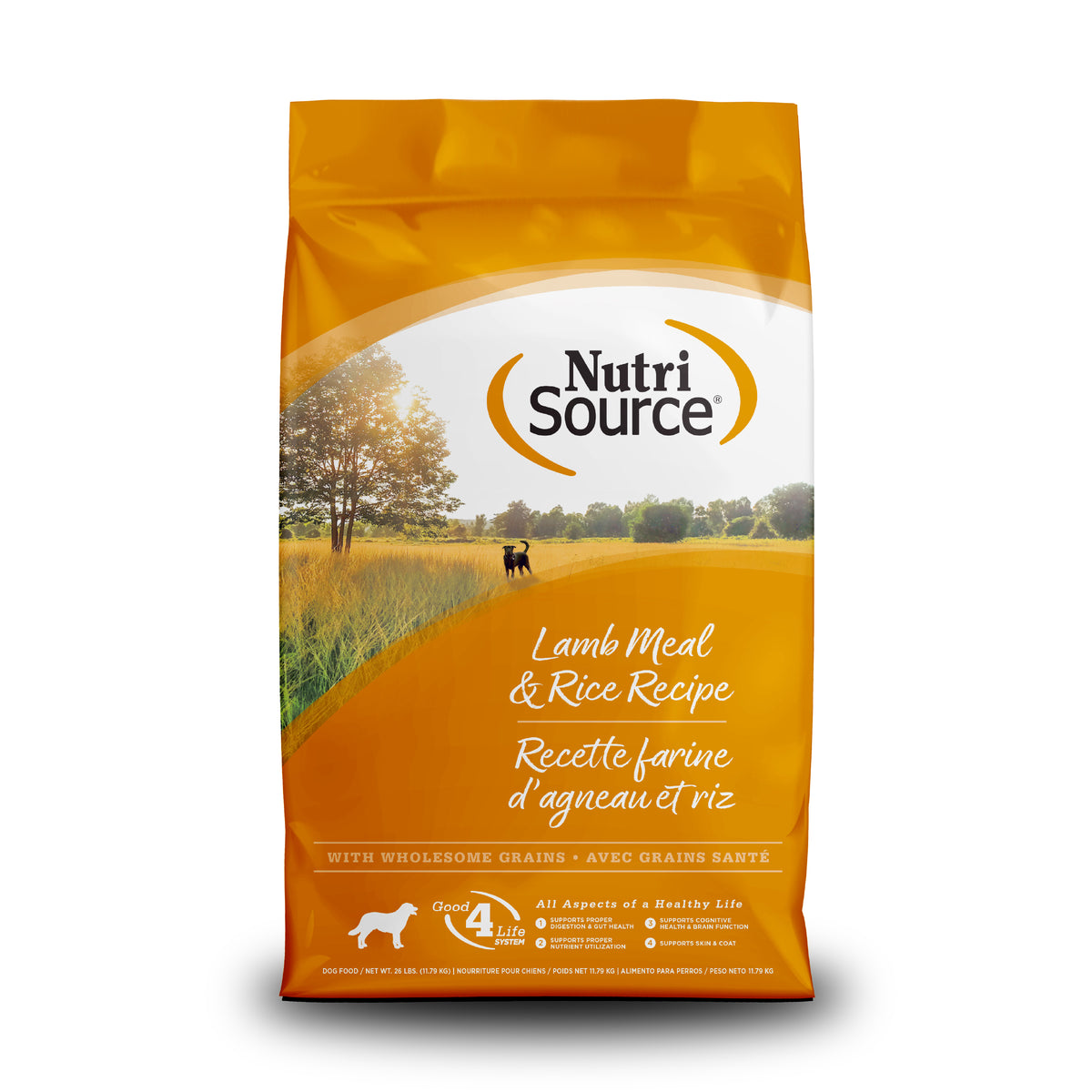 Lamb Meal
& Rice Recipe Front of bag