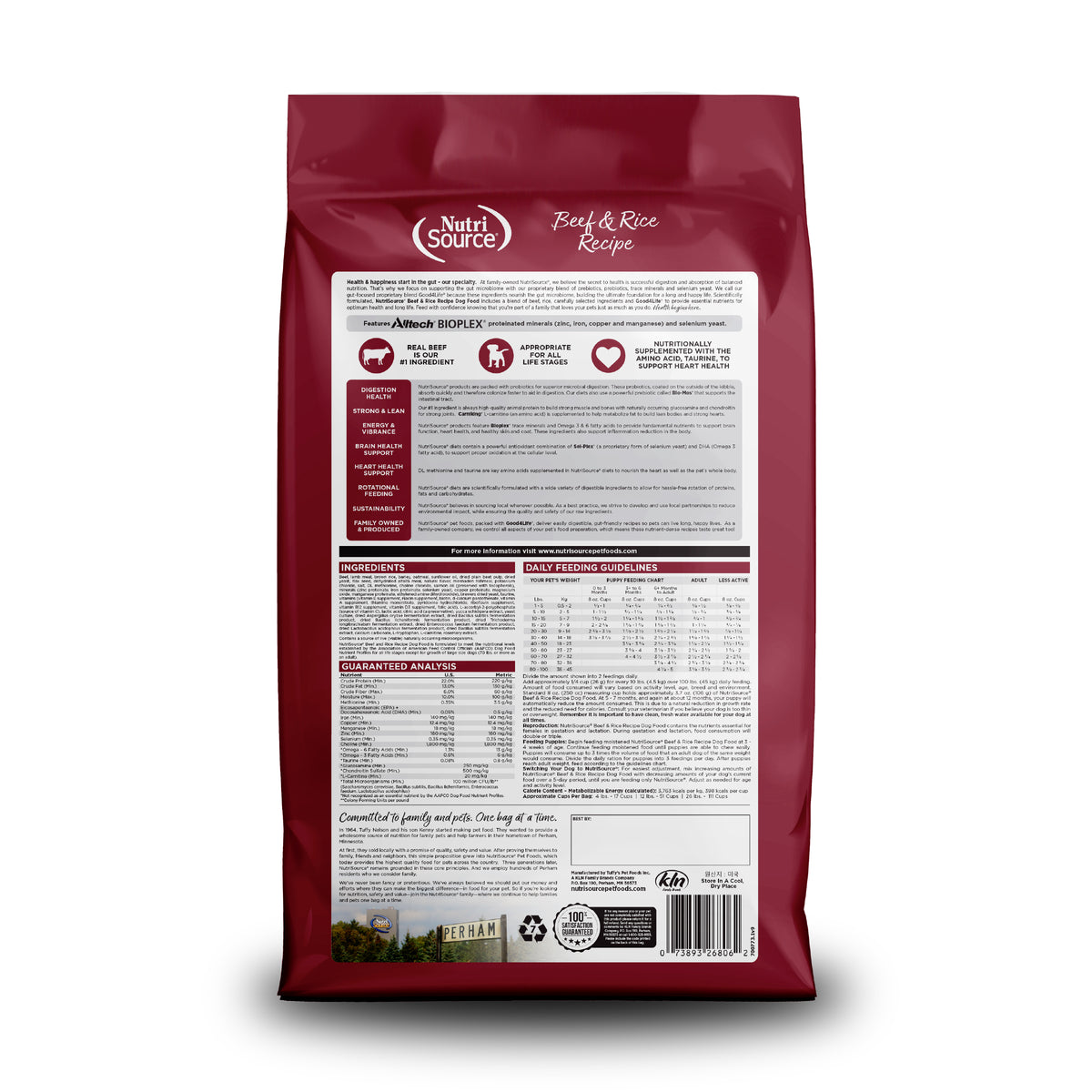Beef & Rice
Recipe Back of Bag