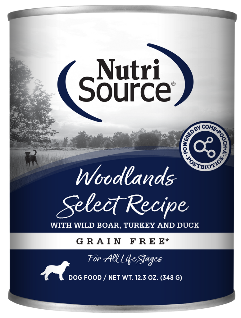 ドックフード BUY Woodlands Select Wet (Canned) Dog Food | NutriSource Pet Foods