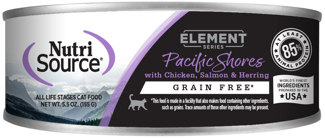 NutriSource Element Series Grain Free Pacific Shores - can front
