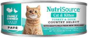 Can of NutriSource Turkey & Duck Country Select