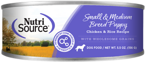 Small & Medium Breed Chicken & Rice Wet Puppy Food 5.5oz