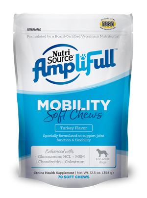 NutriSource AmpliFull Calming Soft Chews - Bag Front