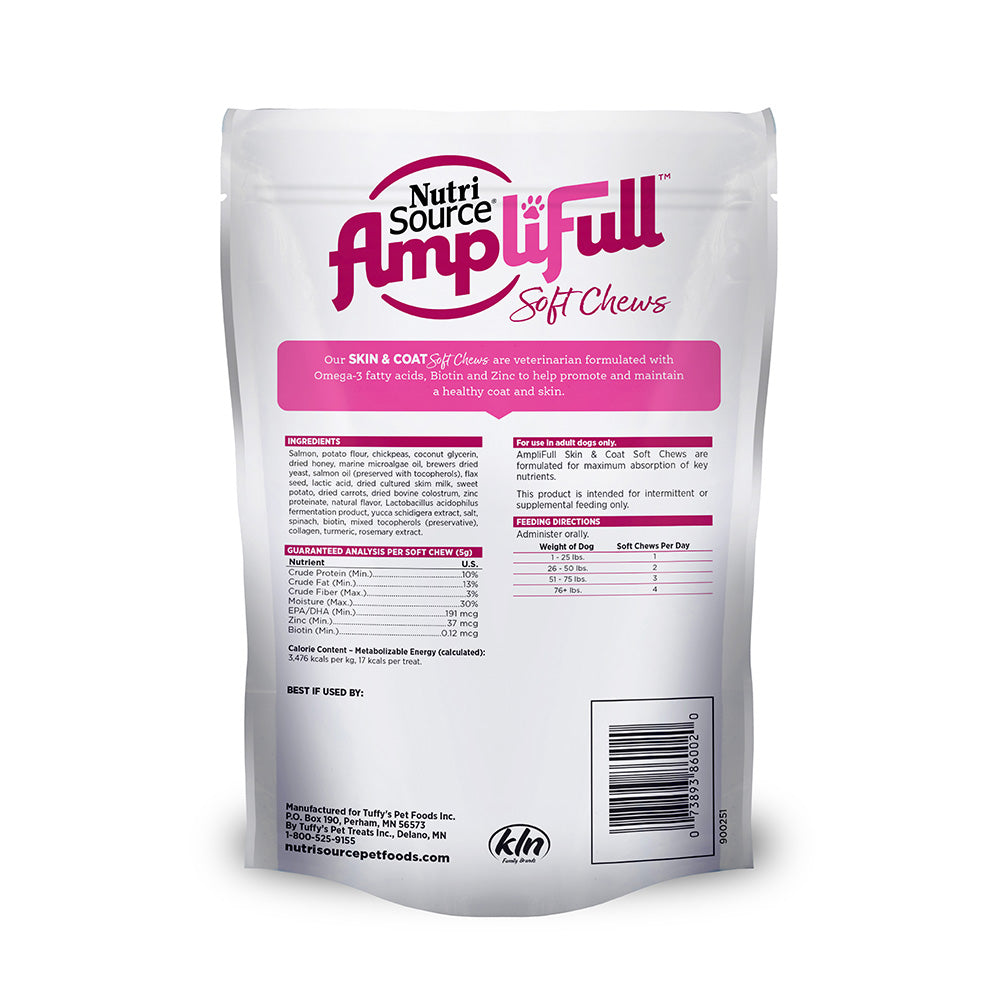 BUY Skin & Coat Supplements | AmpliFull | NutriSource Pet Foods