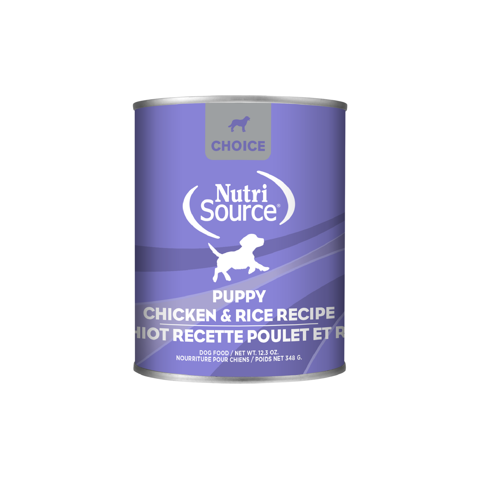 NutriSource Puppy Chicken & Rice Recipe - can front
