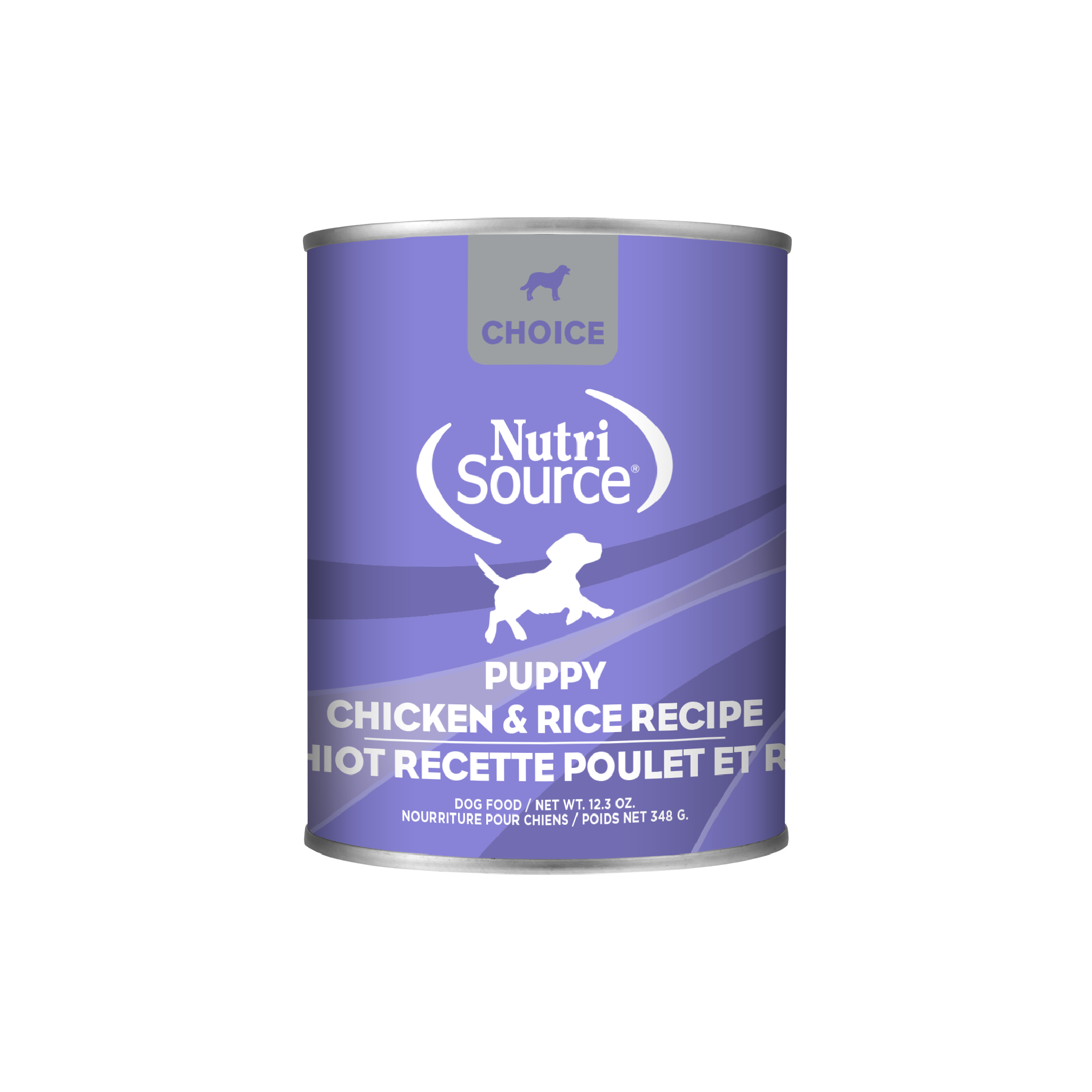 NutriSource Puppy Chicken & Rice Recipe - can front