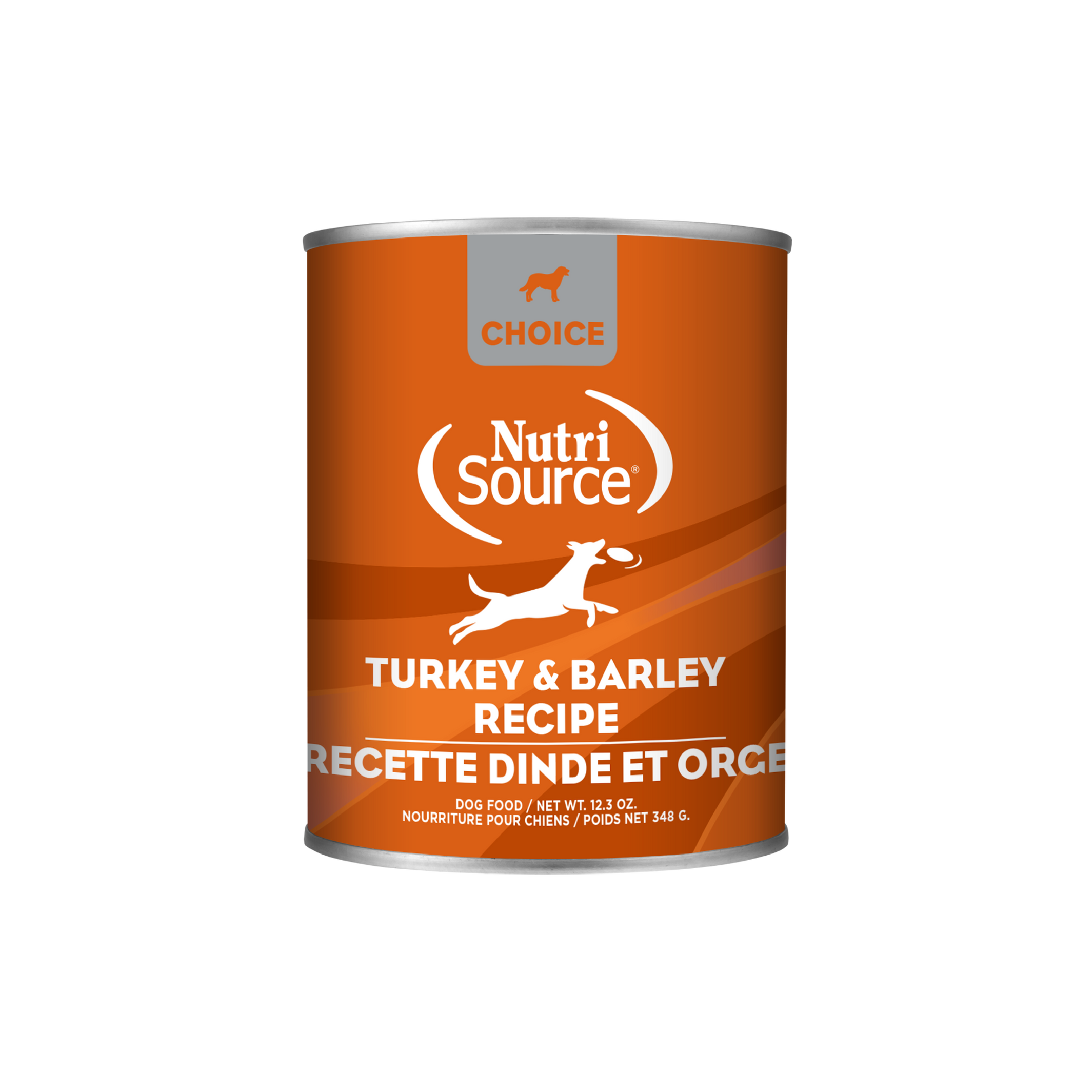 NutriSource Choice Turkey & Barley Recipe - can front