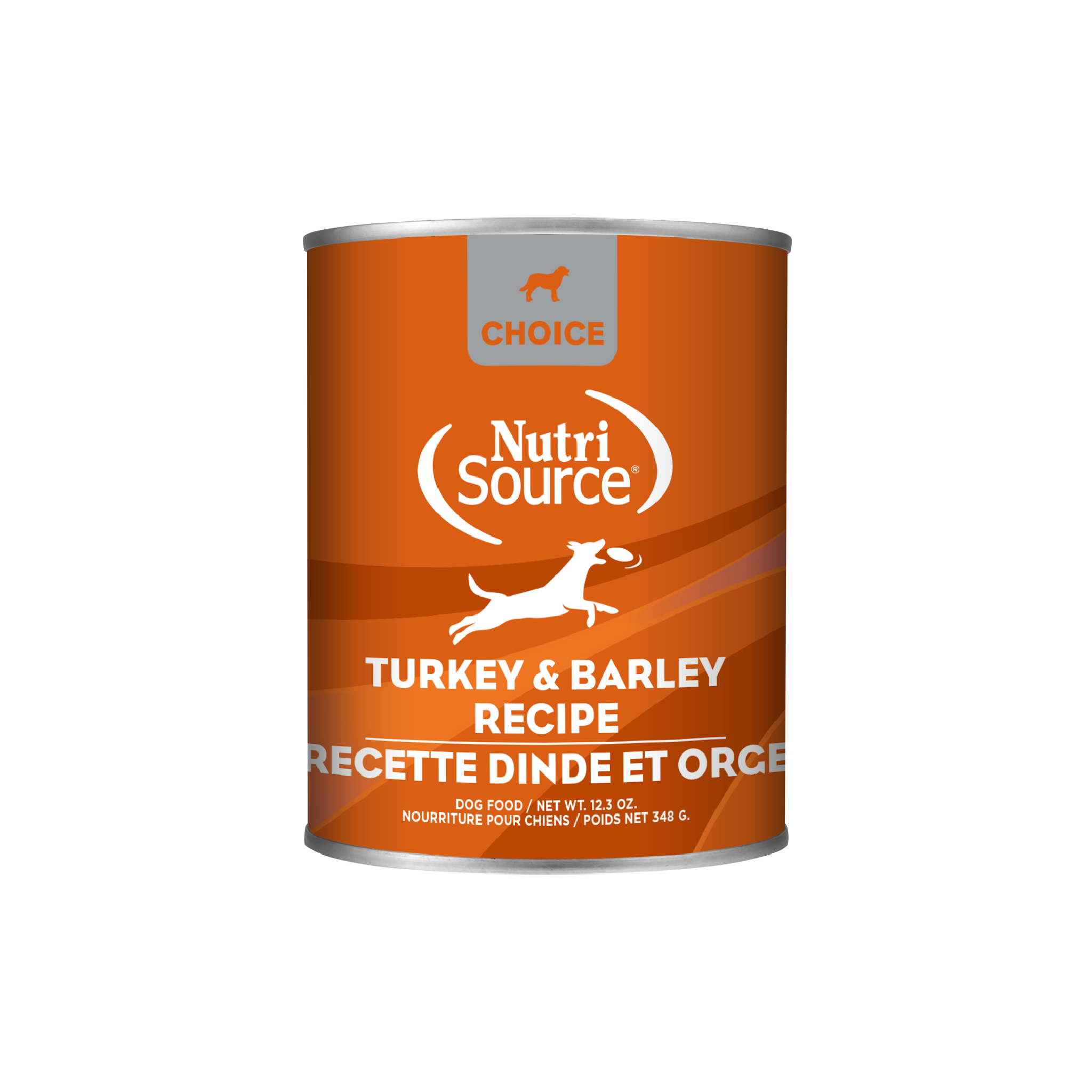 NutriSource Choice Turkey & Barley Recipe - can front