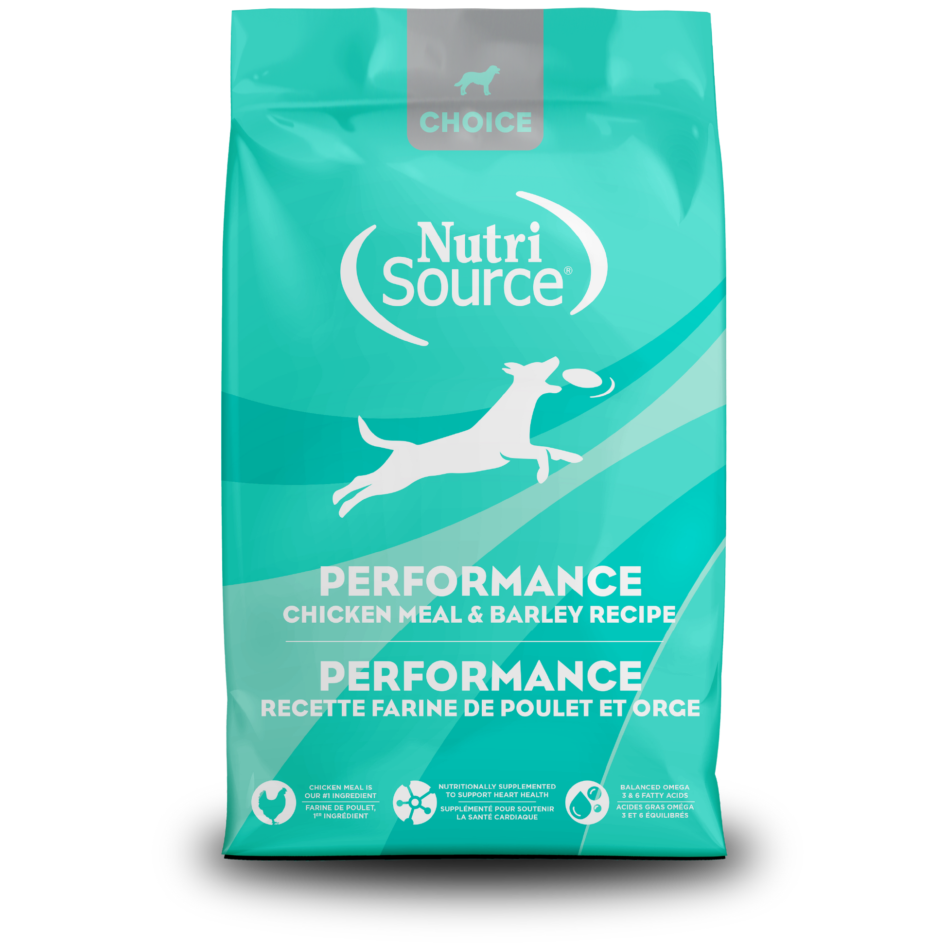 Choice Performance Chicken Meal & Barley Recipe - bag front