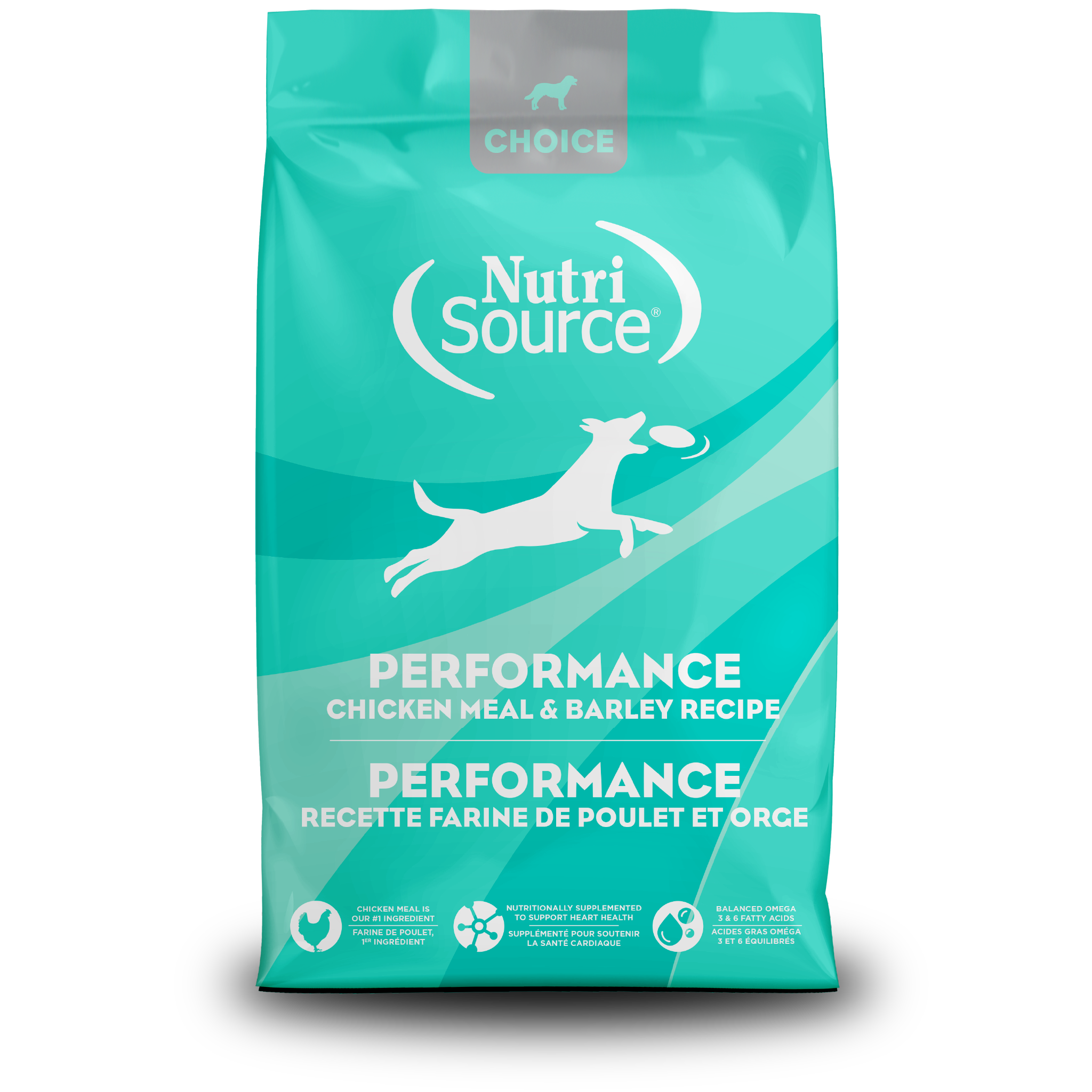Choice Performance Chicken Meal & Barley Recipe - bag front
