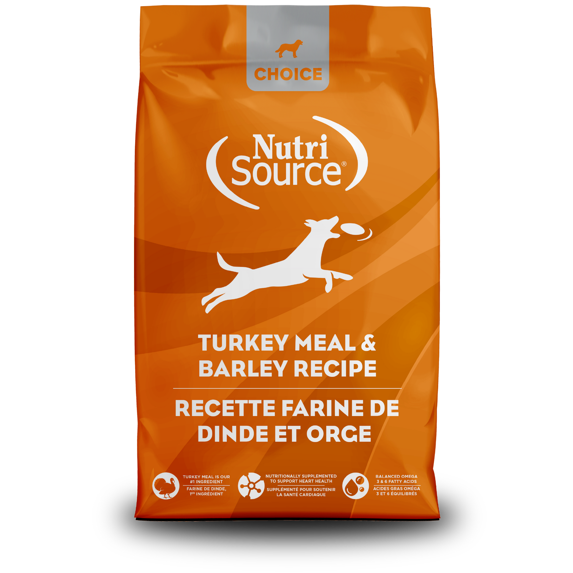 NutriSource Choice Turkey Meal & Barley - bag front