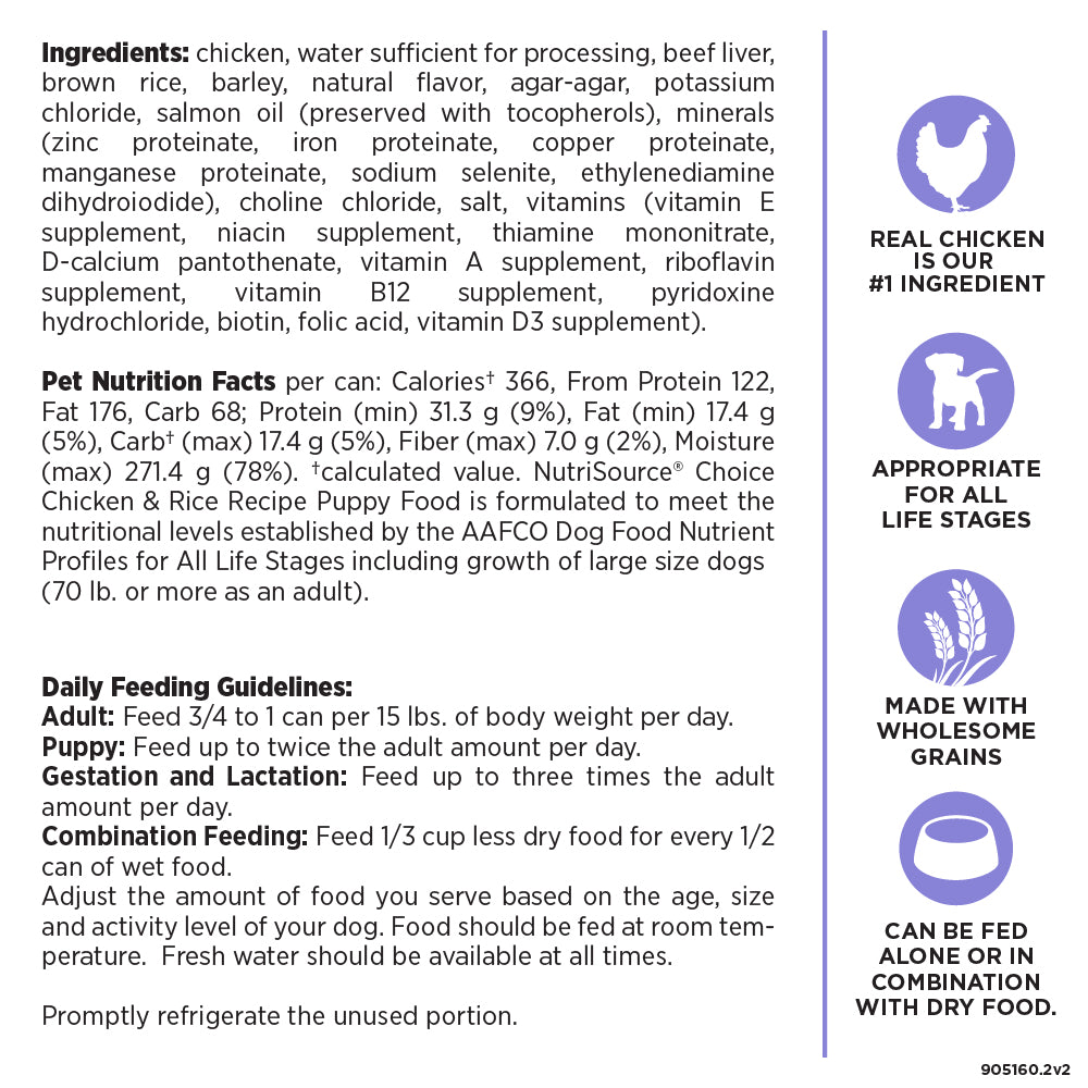 Chicken & Rice Puppy Formula