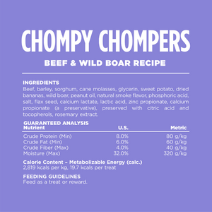 Beef & Wild Boar Chompy Chompers