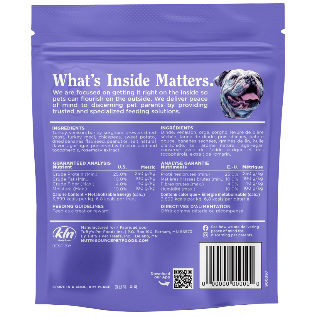 BUY Turkey & Venison Crispy Dog Treats | NutriSource Pet Foods