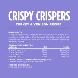 Turkey & Venison Crispy Crispers