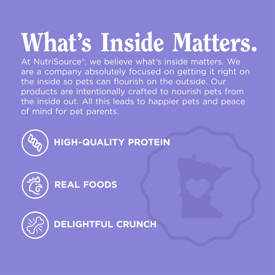 What's Inside Matters: High-Quality Protein, Real Foods, Delightful Crunch
