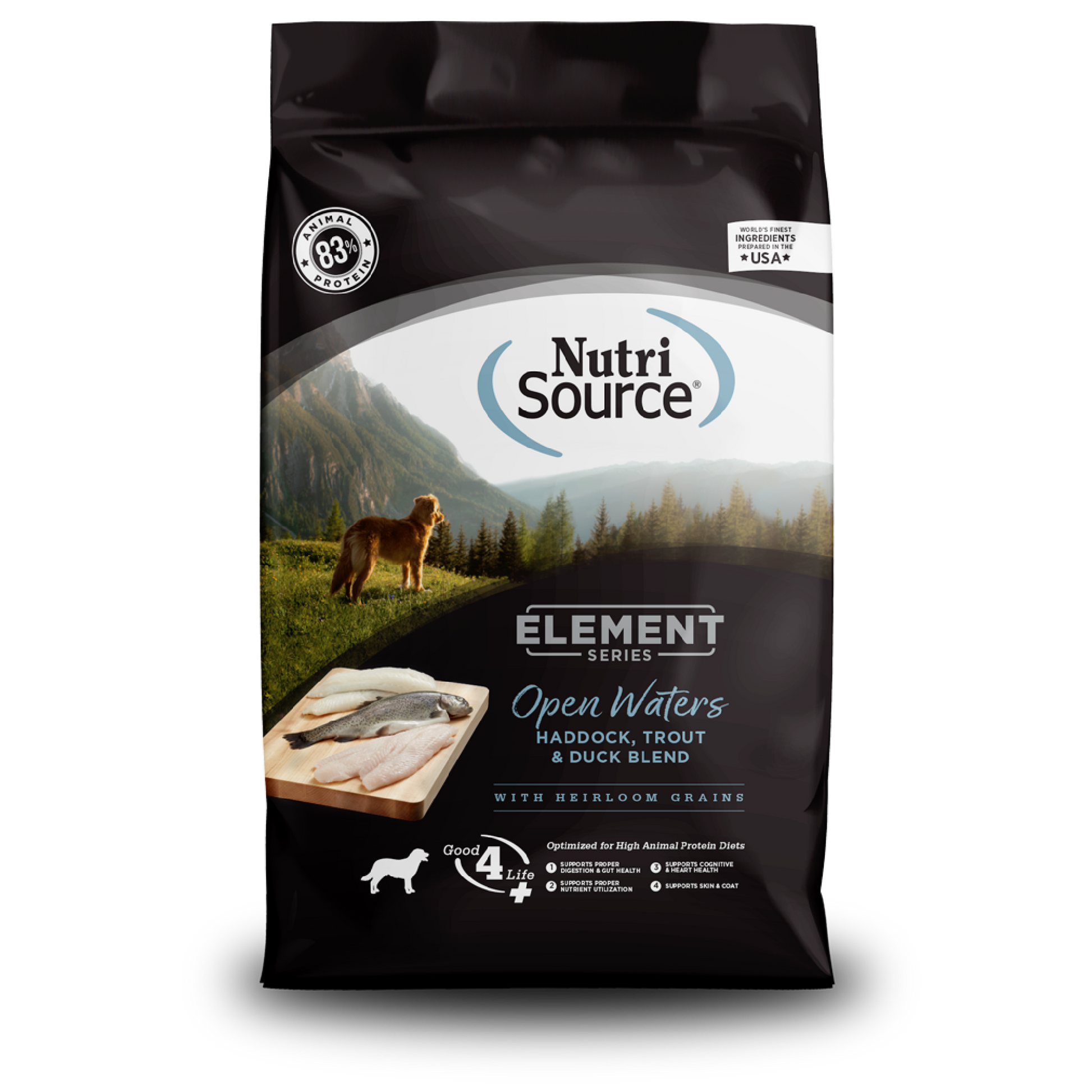 NutriSource Element Series Open Waters - bag front