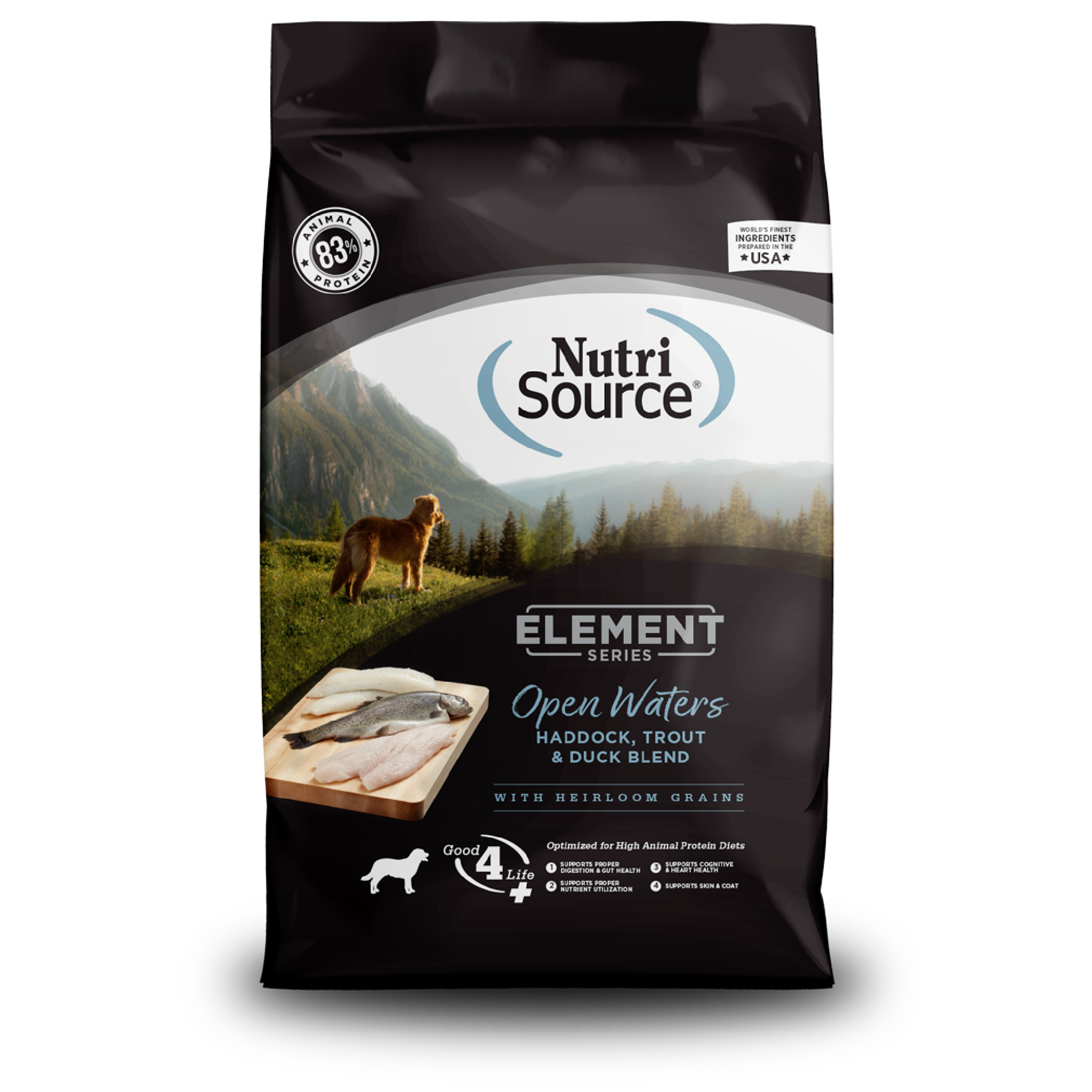 NutriSource Element Series Open Waters - bag front