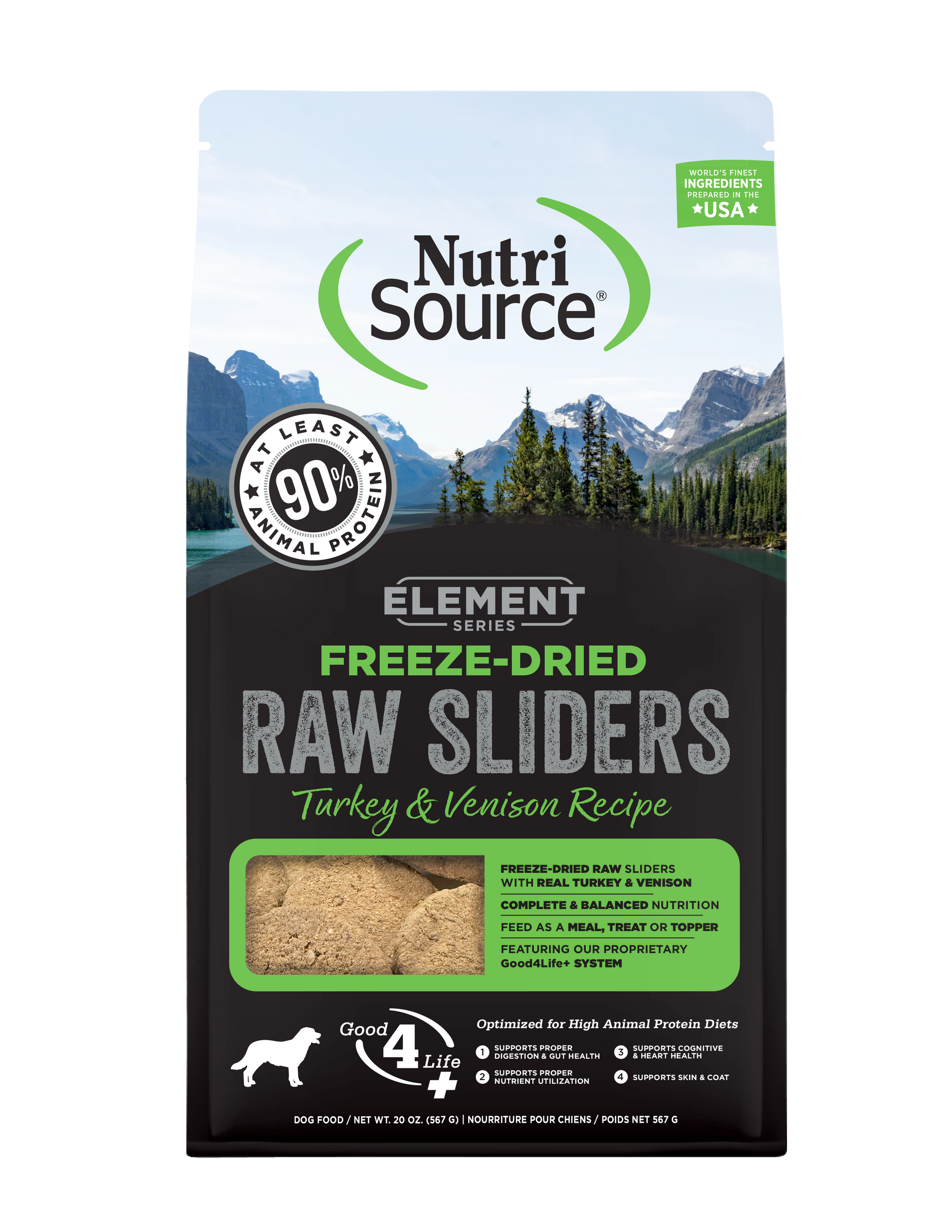 Freeze dried venison dog food deals