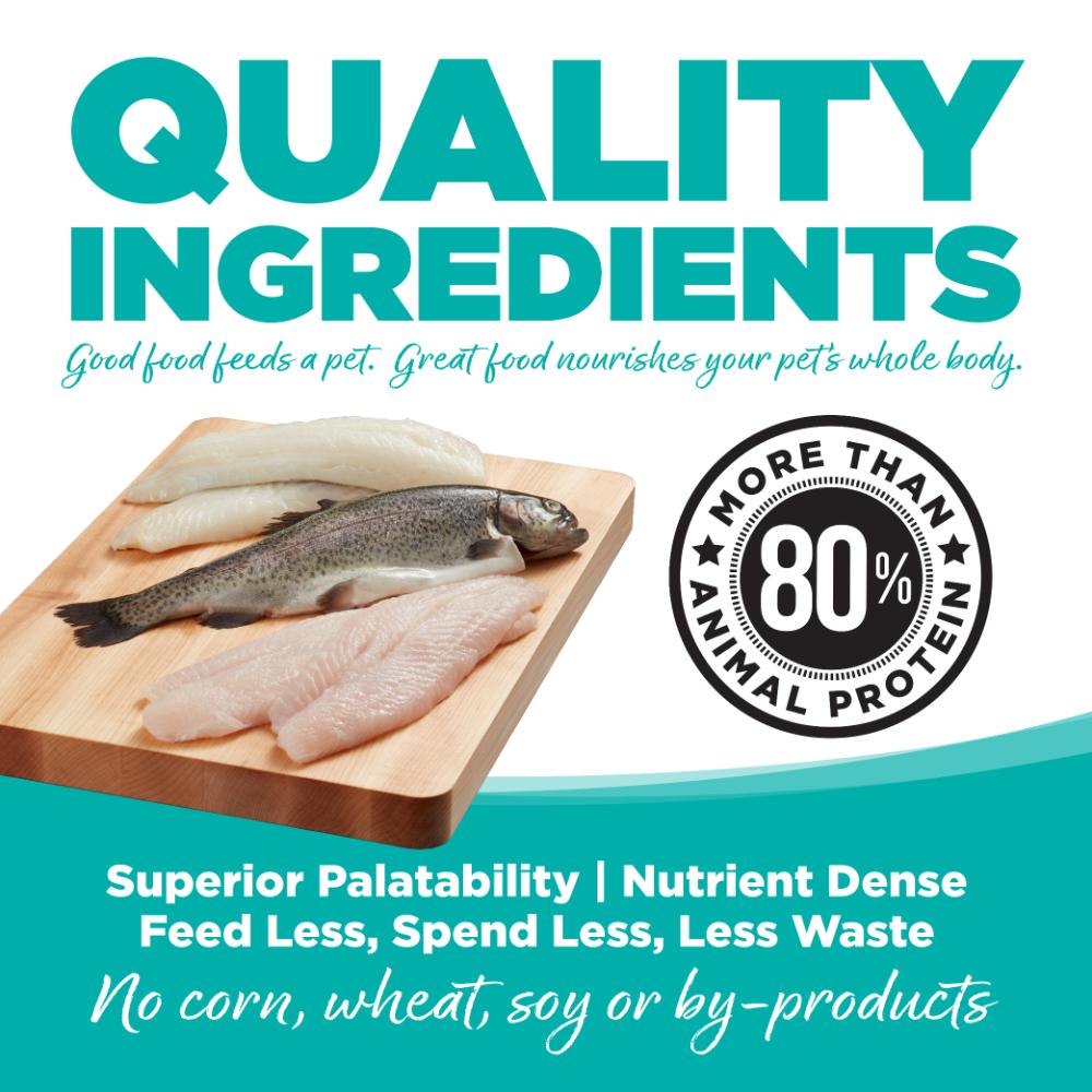 Quality Ingredients: Superior Palatability & Nutrient Dense – Feed less, spend less, less waste. No corn, wheat, soy or by-products.