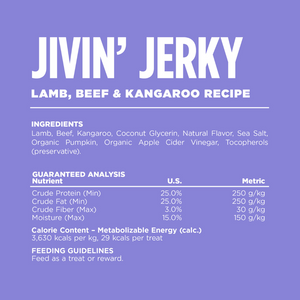 Lamb, Beef & Kangaroo Jivin' Jerky