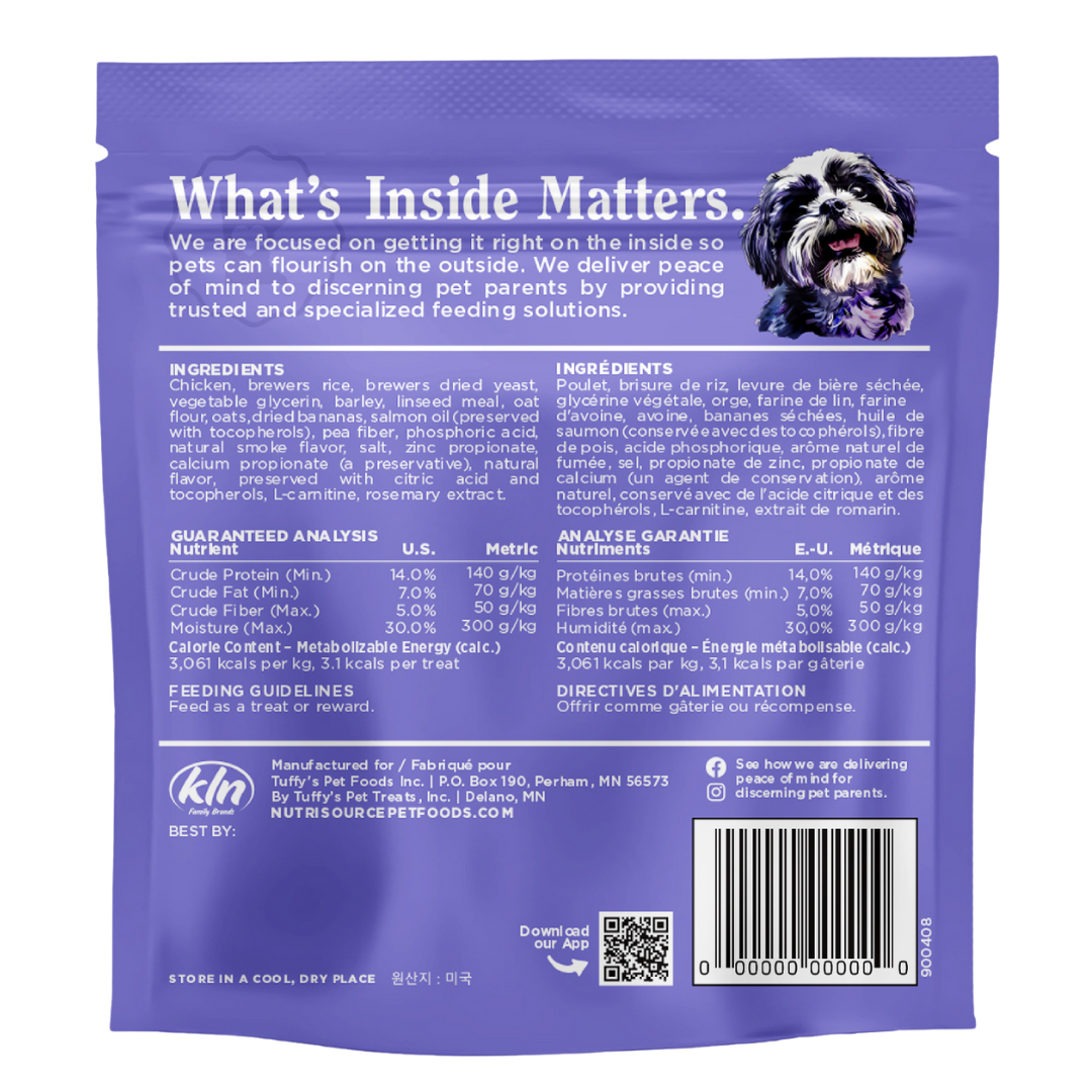 NutriSource Chicken Little Bites - bag back