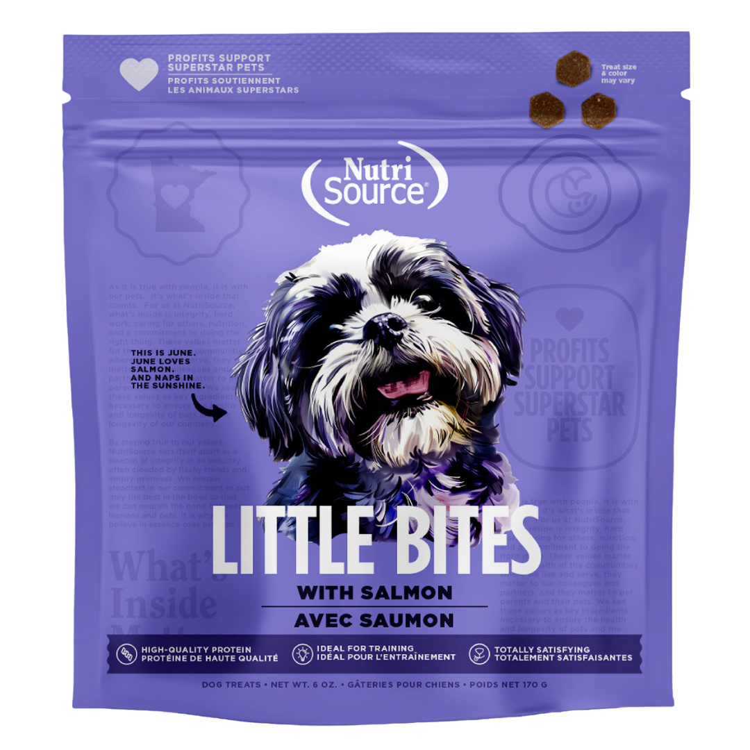 NutriSource Salmon Little Bites Dog Treats