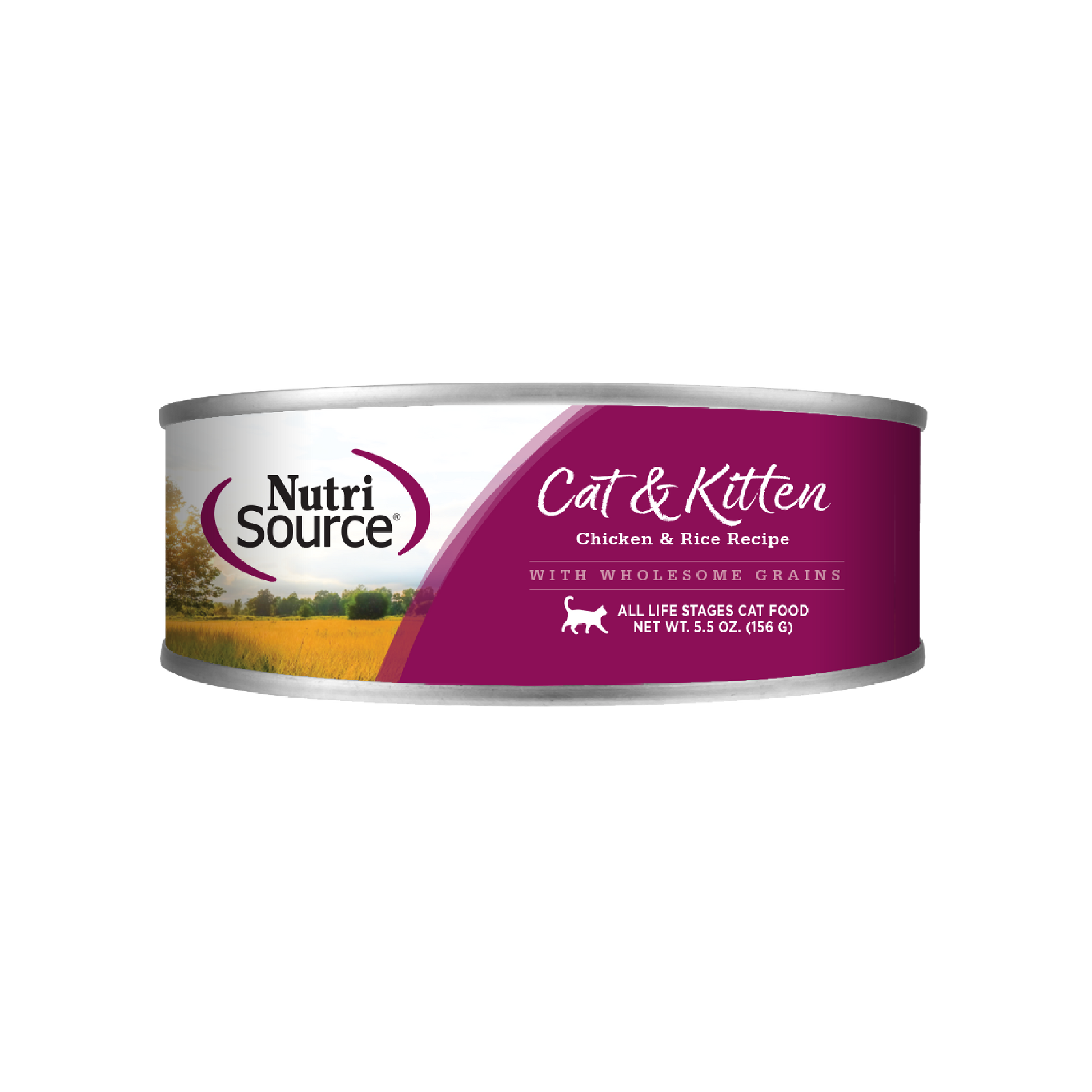 NutriSource Cat & Kitten Chicken & Rice Recipe - can front