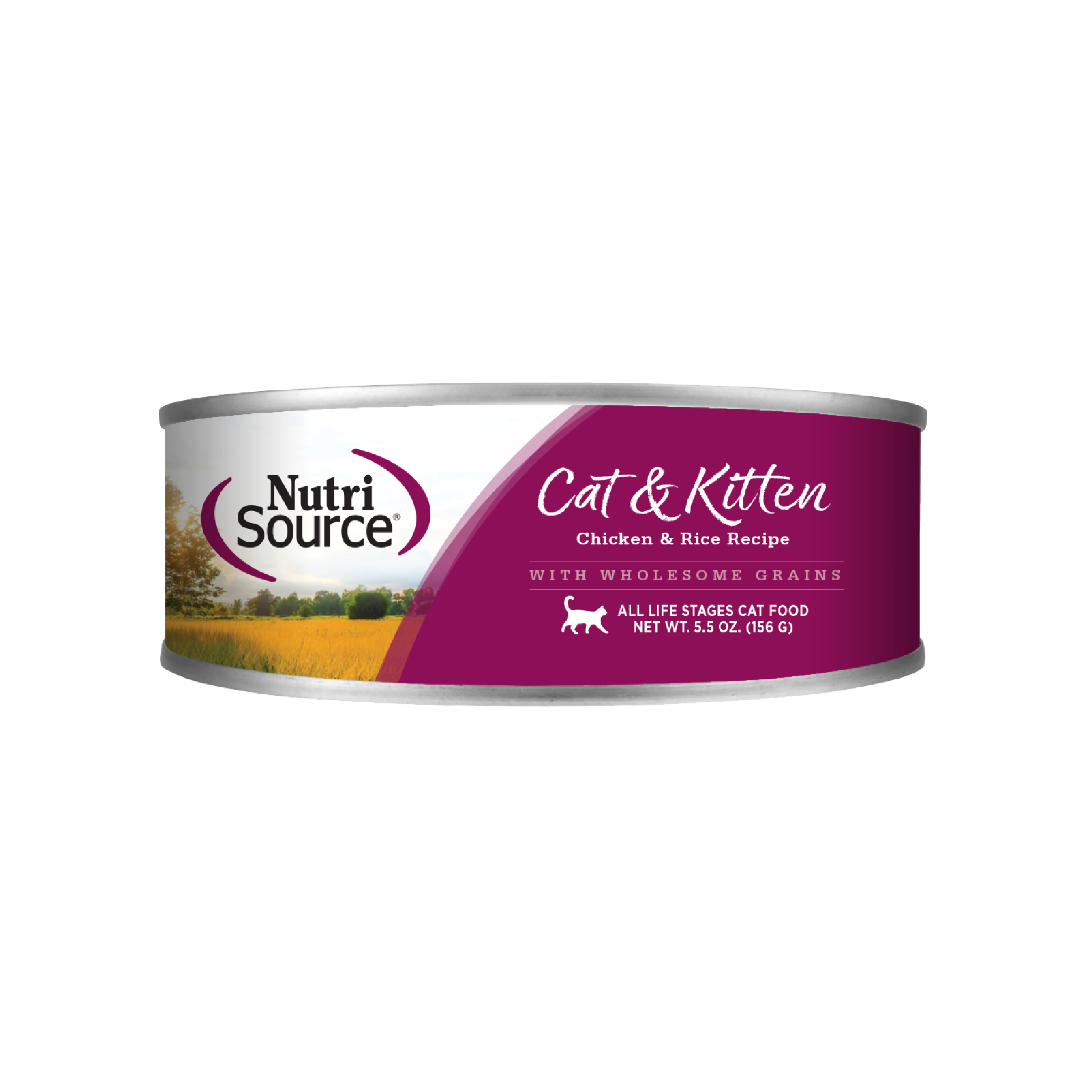 NutriSource Cat & Kitten Chicken & Rice Recipe - can front